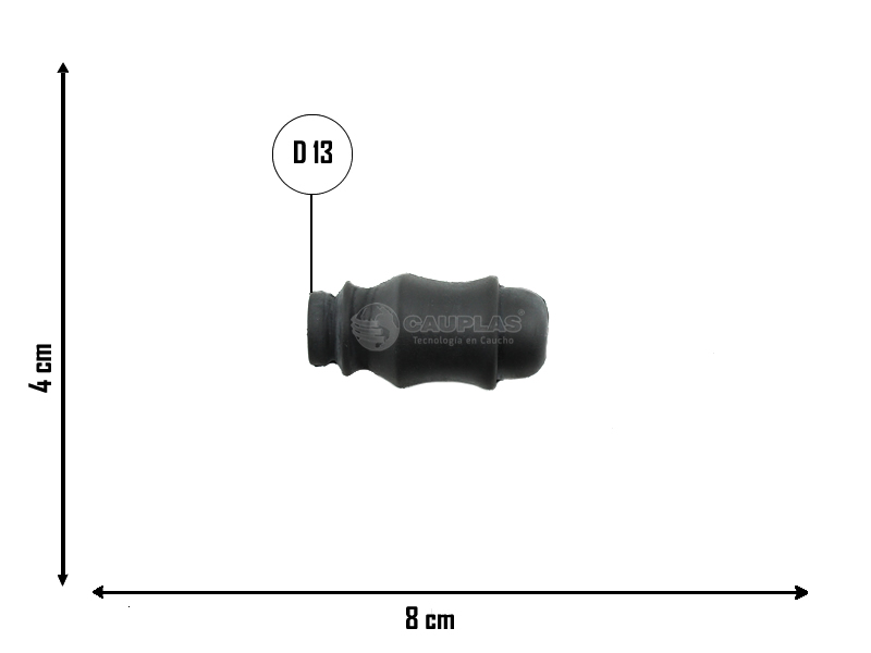 CAUPLAS TOPE BARRA ESTABILIZADORA FIAT SIENA I TEMPRA OEM:7520850