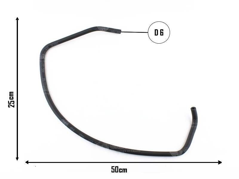 CAUPLAS MANGUERA REFRIGERACION FIAT  DUCATO I  =YACO 2690