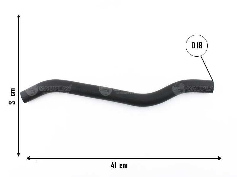 CAUPLAS MANGUERA REFRIGERACION FIAT DUCATO I/II OEM:1302504080 1316512080 =YACO 2410