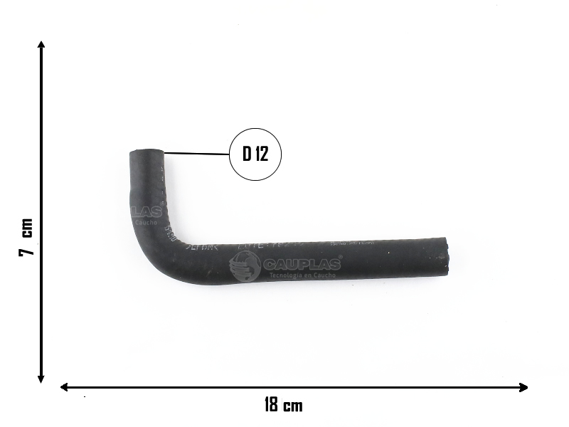 CAUPLAS MANGUERA TUBO VENTILACION RENAULT 18 OEM:7702086198 =YACO 820