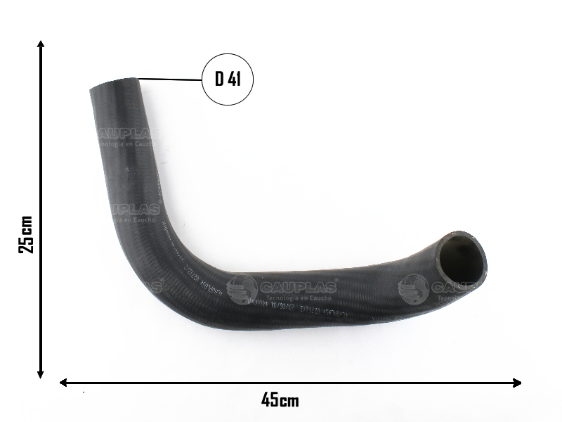 CAUPLAS MANGUERA CIRCULACION DE AIRE FORD FALCON OEM:006191 =YACO 1427