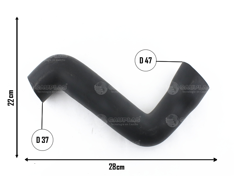 CAUPLAS MANGUERA UNION FILTRO DE AIRE FIAT DUNA OEM:1488878