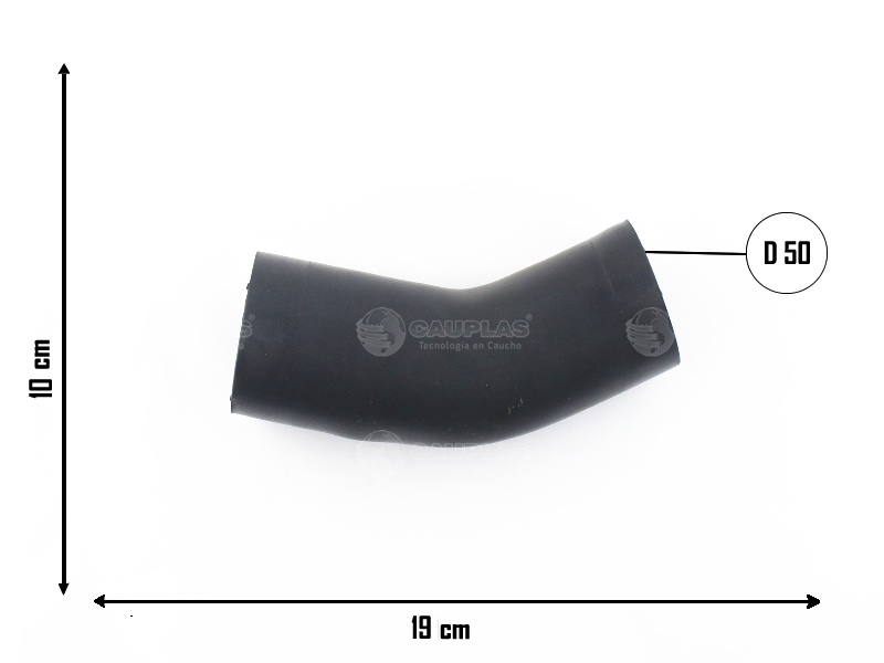 CAUPLAS MANGUERA CIRCULACION DE AIRE FIAT 147 I OEM:94001677 =YACO 981