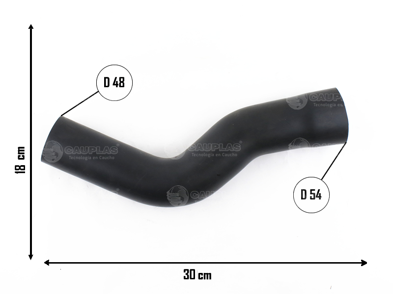 CAUPLAS MANGUERA UNION FILTRO DE AIRE RENAULT 11 9 =YACO 1864