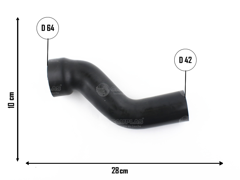 CAUPLAS MANGUERA UNION FILTRO DE AIRE RENAULT 19 OEM:7700850683 =YACO 1870