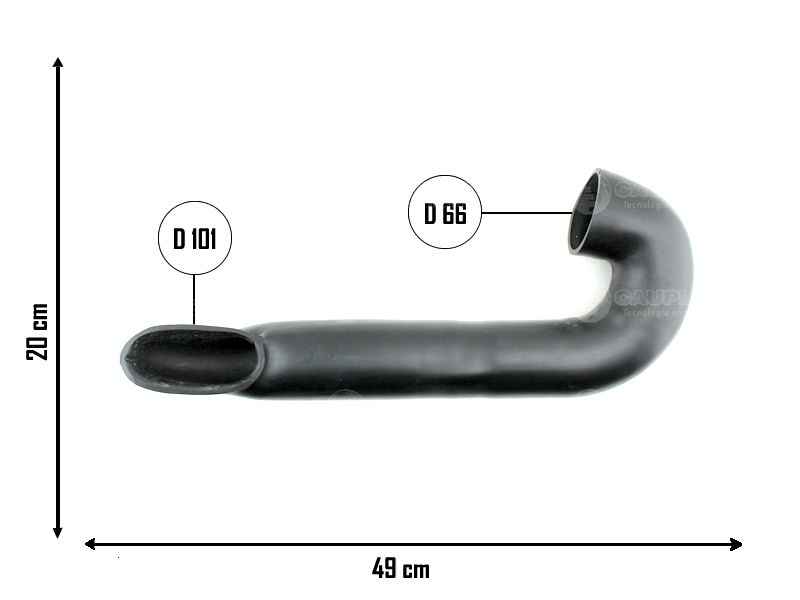 CAUPLAS MANGUERA UNION FILTRO DE AIRE RENAULT 21 