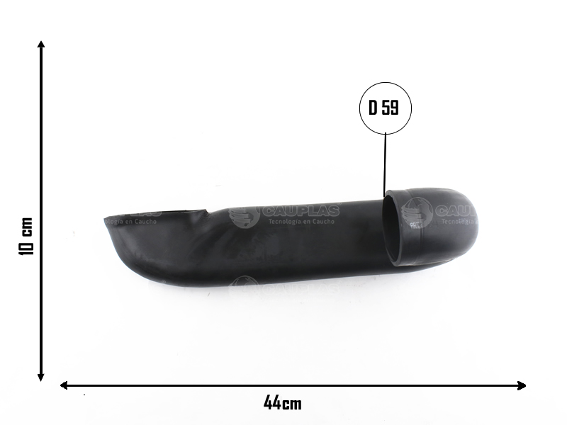 CAUPLAS MANGUERA UNION FILTRO DE AIRE RENAULT EXPRESS CLIO I OEM:7702220492 7702229490 =YACO 2592