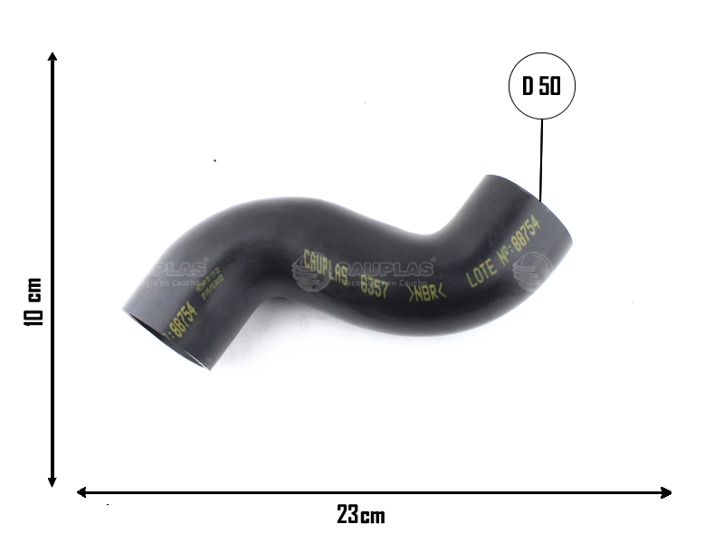 CAUPLAS MANGUERA UNION TOMA DE AIRE RENAULT 19  =YACO 3250