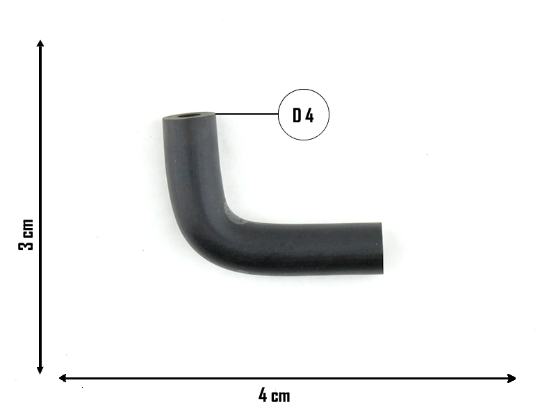 CAUPLAS MANGUERA VACIO DE DISTRIBUIDOR A/A FORD ESCORT OEM:75DU12W226A =YACO 1060