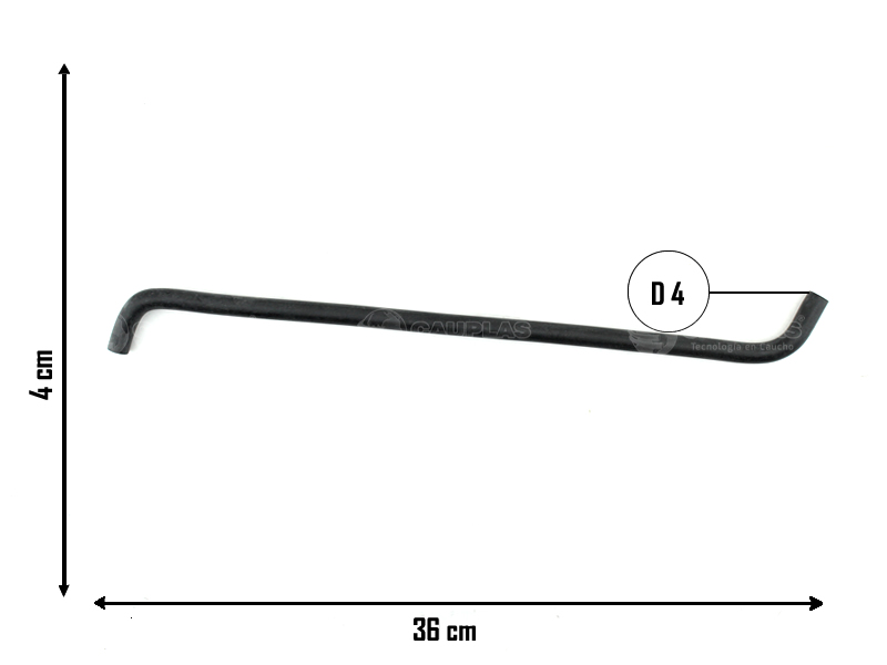 CAUPLAS MANGUERA CIRCULACION DE AIRE FORD FIESTA II ECOSPORT I