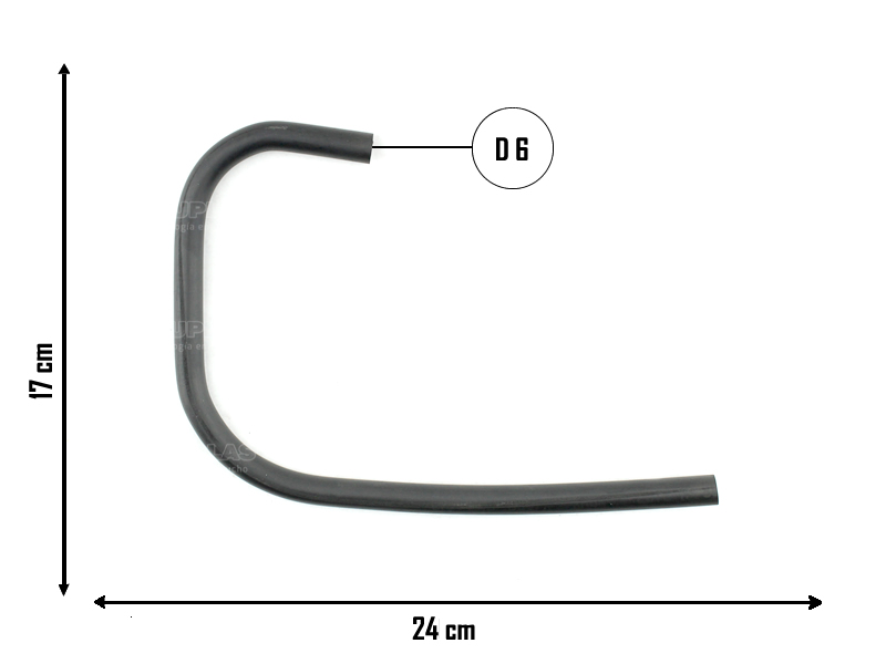 CAUPLAS MANGUERA CIRCULACION DE AIRE RENAULT FUEGO R18 R21 OEM:7702086697