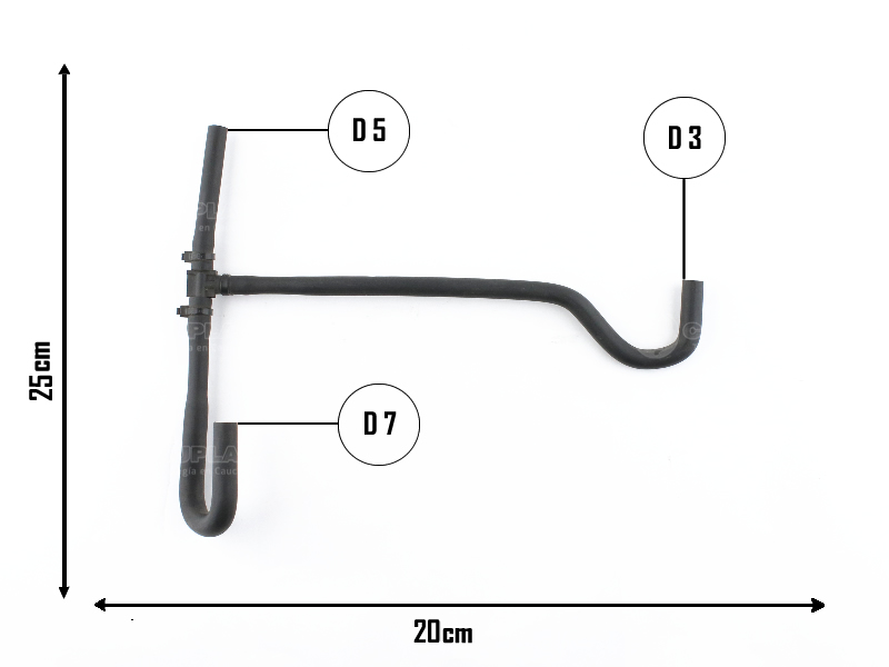 CAUPLAS MANGUERA LUBRICACION RENAULT MEGANE I SCENIC I OEM:7700869831