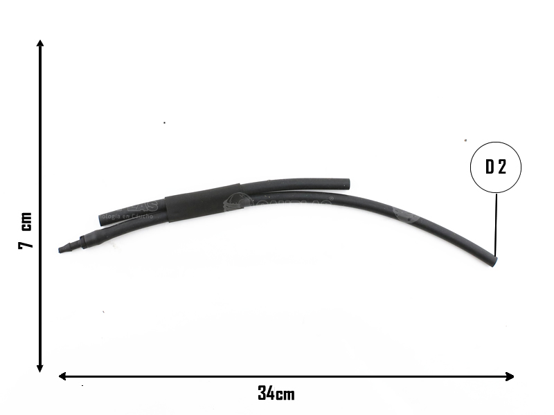 CAUPLAS MANGUERA DESCARGA DE GASES FORD ECOSPORT I FIESTA II