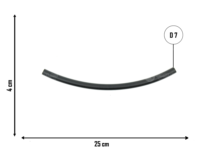 CAUPLAS MANGUERA DESCARGA DE GASES FIAT 147 I/II FIORINO I PEUG 504 OEM:744130180