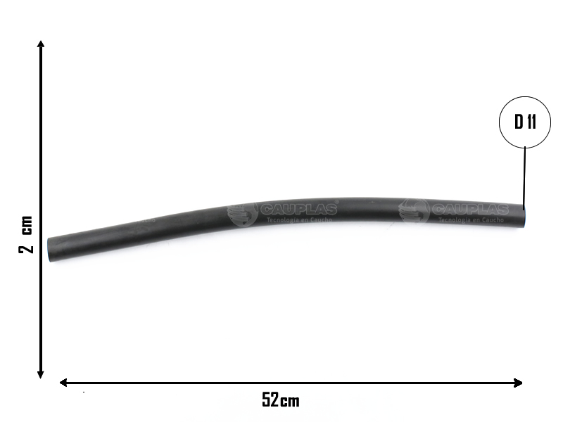 CAUPLAS MANGUERA COMBUSTIBLE RENAULT 12 / 19 / 21 OEM:7702094018