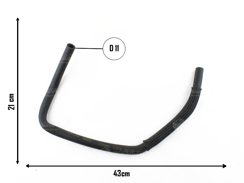 CAUPLAS MANGUERA VASO DE EXP A RADIADOR RENAULT LAGUNA I 