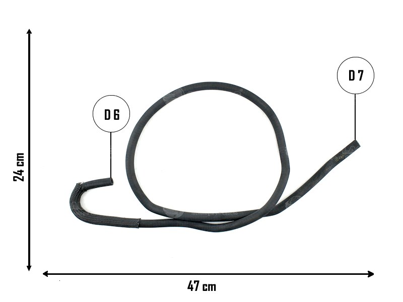 CAUPLAS MANGUERA VASO DE EXPANSION FORD FOCUS II OEM:3M5H8C012KL  =YACO 3876