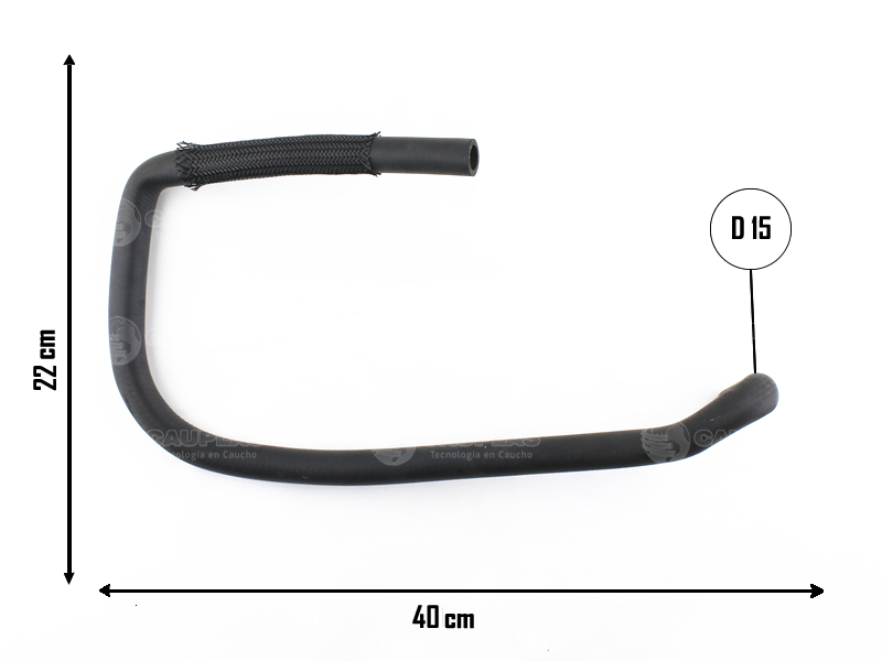 CAUPLAS MANGUERA VASO DE EXPANSION RENAULT MEGANE II SCENIC II OEM:8200232018