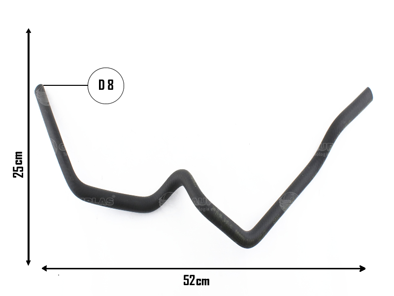 CAUPLAS MANGUERA REFRIGERACION FORD FIESTA I COURIER OEM:YS618B081BB