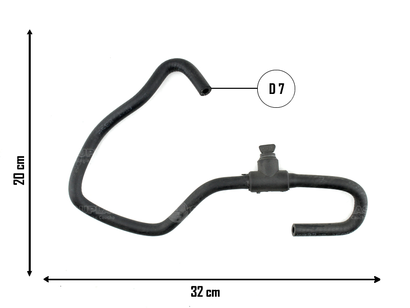 CAUPLAS MANGUERA REFRIGERACION FIAT SIENA II =YACO 2404