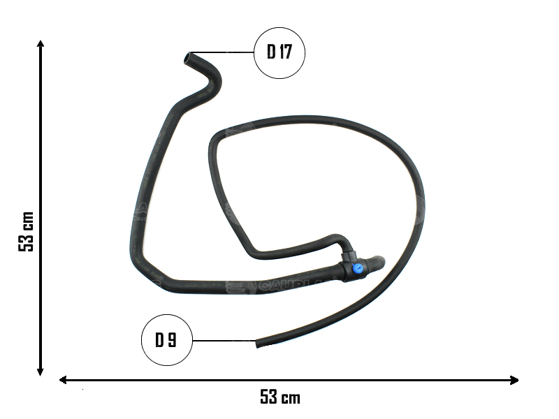 CAUPLAS MANGUERA REFRIGERACION RENAULT 19 OEM:7702218573 =YACO 1502/1855
