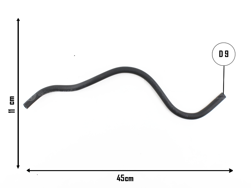 CAUPLAS MANGUERA VASO DE EXPAN. A RADIADOR ECOSPORT I FIESTA II OEM:2S658B081CD CE =YACO 3343