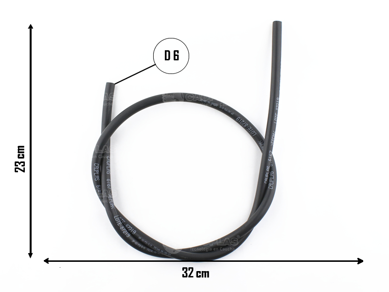 CAUPLAS MANGUERA REFRIGERACION RENAULT 18 / FUEGO OEM:7700656307