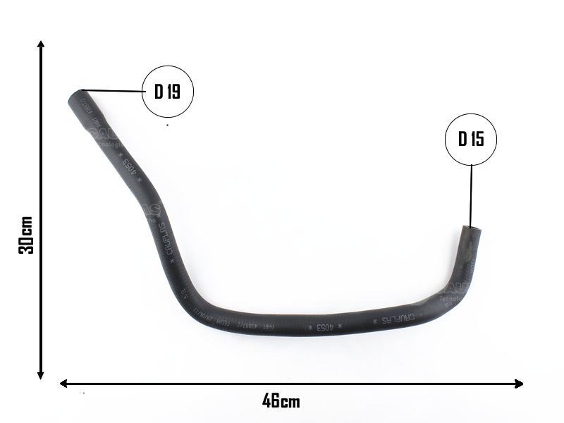 CAUPLAS MANGUERA REFRIGERACION FORD FIESTA =YACO 1720