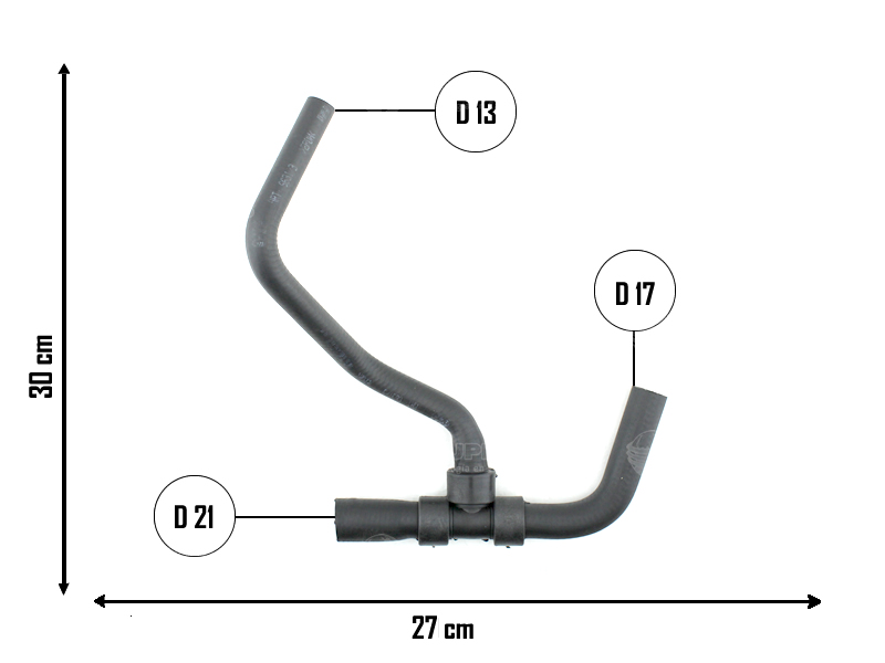 CAUPLAS MANGUERA REFRIGERACION RENAULT 21 =YACO 2157