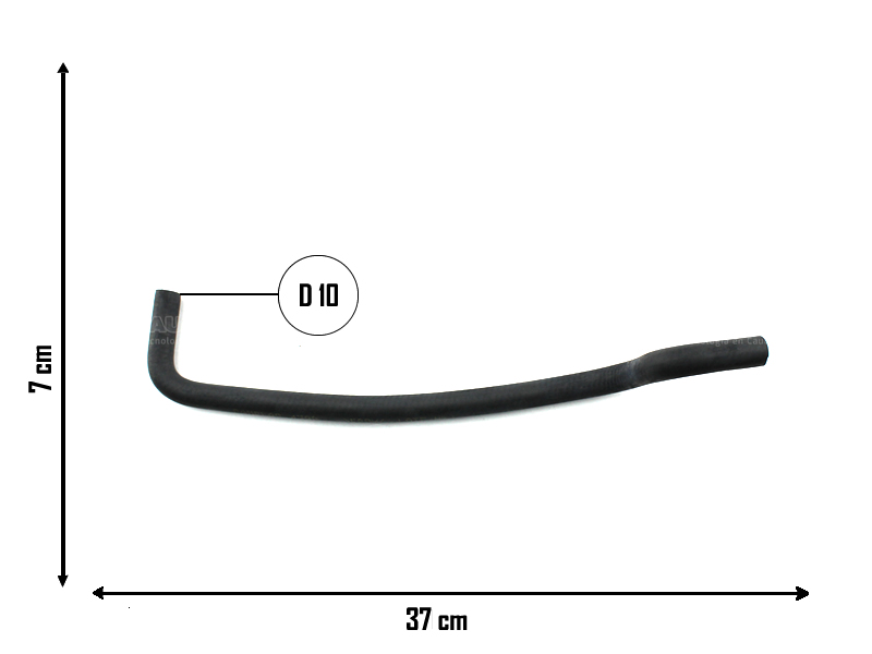 CAUPLAS MANGUERA VASO DE EXPANSION INF FORD SIERRA  =YACO 298/1045