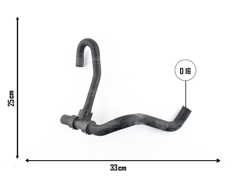 CAUPLAS MANGUERA REFRIGERACION FORD TRANSIT OEM:95BV8K289BF =YACO 2414