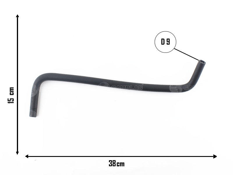 CAUPLAS MANGUERA VASO DE EXPAN INF A TUBO RIGIDO FORD TRANSIT OEM:95VB8K012AC =YACO 1884