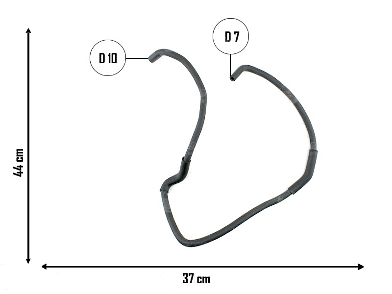 CAUPLAS MANGUERA VASO DE EXPANSION RENAULT LAGUNA I OEM:7700834522 =YACO 2503