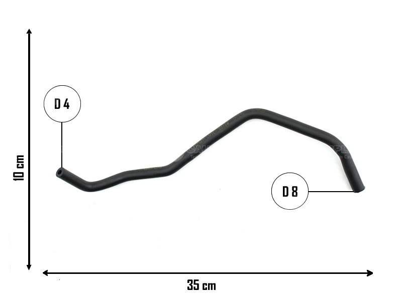 CAUPLAS MANGUERA VASO DE EXPANSION SUPERIOR A RAD FORD ESCORT