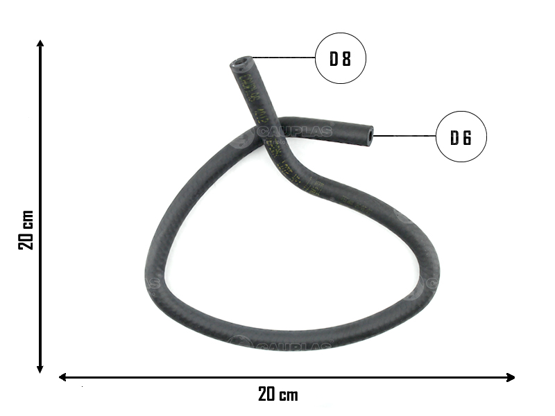 CAUPLAS MANGUERA VASO DE EXPAN SUP FIESTA I OEM:97FB8B081JB =YACO 2144