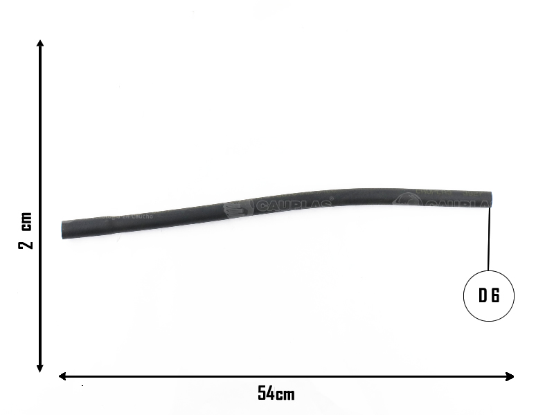 CAUPLAS MANGUERA VASO DE EXPAN SUP FORD SIERRA =YACO 305