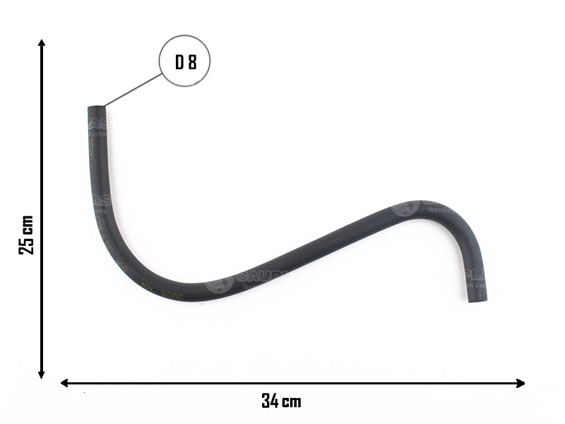 CAUPLAS MANGUERA VASO DE EXPANSION SUPERIOR FORD TRANSIT / TRANSIT I