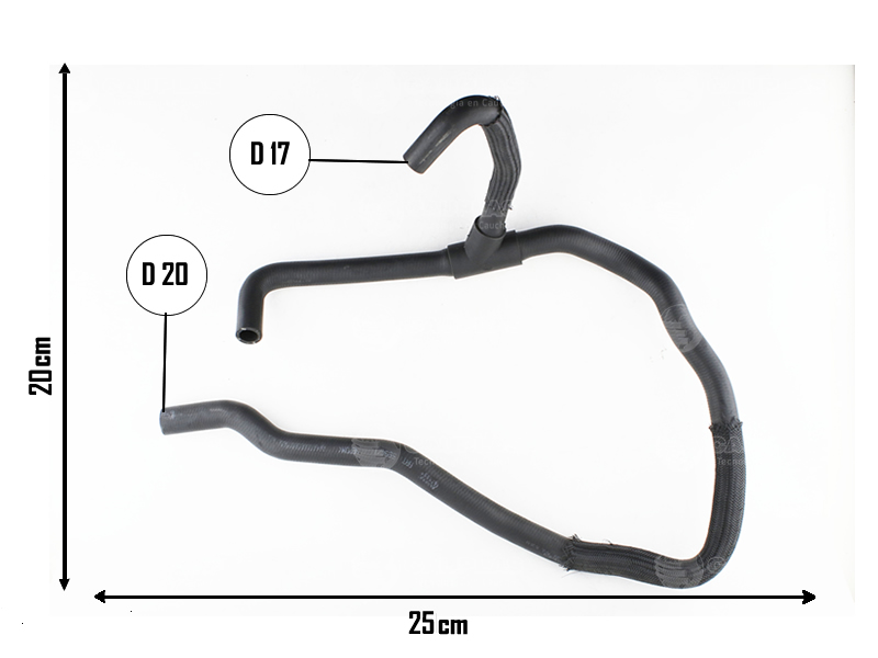 CAUPLAS MANGUERA VASO DE EXPANSION FORD RANGER II OEM: AB398C633AD =YACO 4507