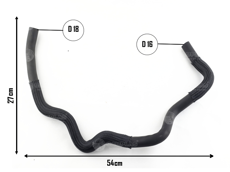 CAUPLAS MANGUERA VASO DE EXPANSION SUPERIOR RENAULT SANDERO I 