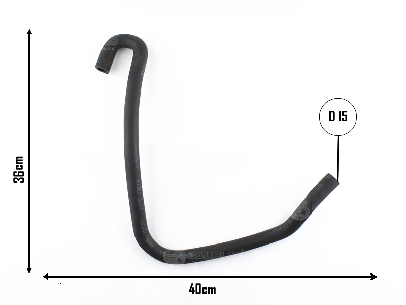 CAUPLAS MANGUERA REFRIGERACION RENAULT MASTER I OEM:7700302006 =YACO 2958
