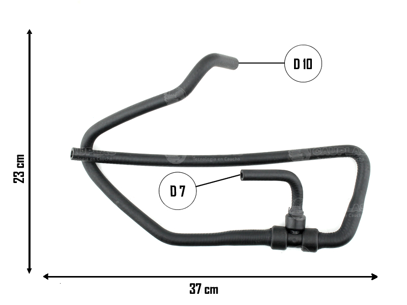 CAUPLAS MANGUERA REFRIGERACION RENAULT MASTER I OEM:7700308665 =YACO 2955