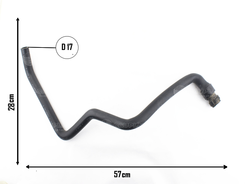 CAUPLAS MANGUERA VASO DE EXPANSION FIAT STILO I/II OEM:51717547 =YACO 3533