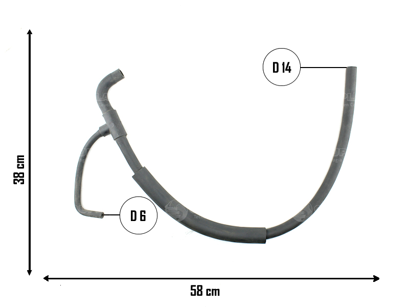 CAUPLAS MANGUERA REFRIGERACION FIAT DUNA