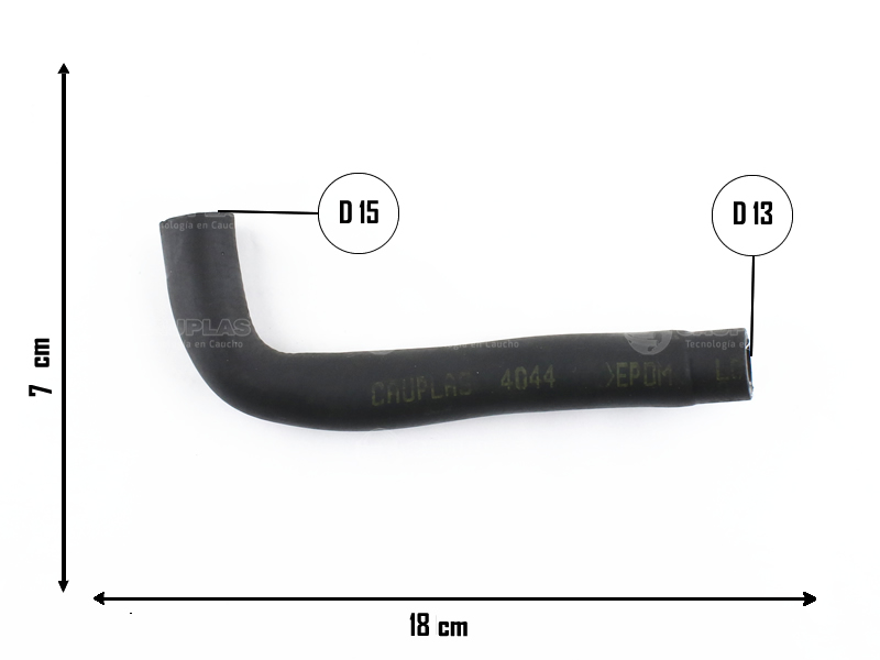 CAUPLAS MANGUERA VENTILACION CARTER FORD FALCON =YACO 1070
