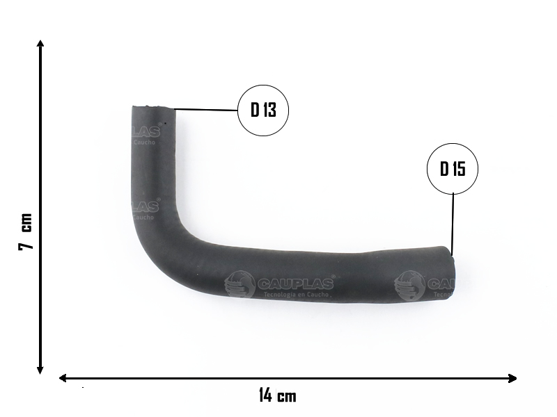 CAUPLAS MANGUERA VENTILACION CARTER FORD FALCON  =YACO 1051