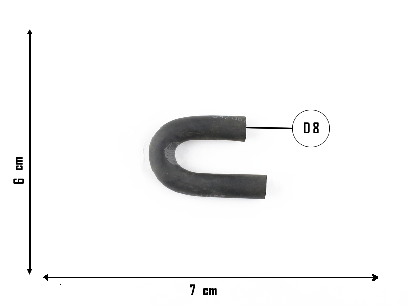 CAUPLAS MANGUERA CIRCULACION DE AIRE FORD SIERRA OEM:84br6a664a =YACO 307