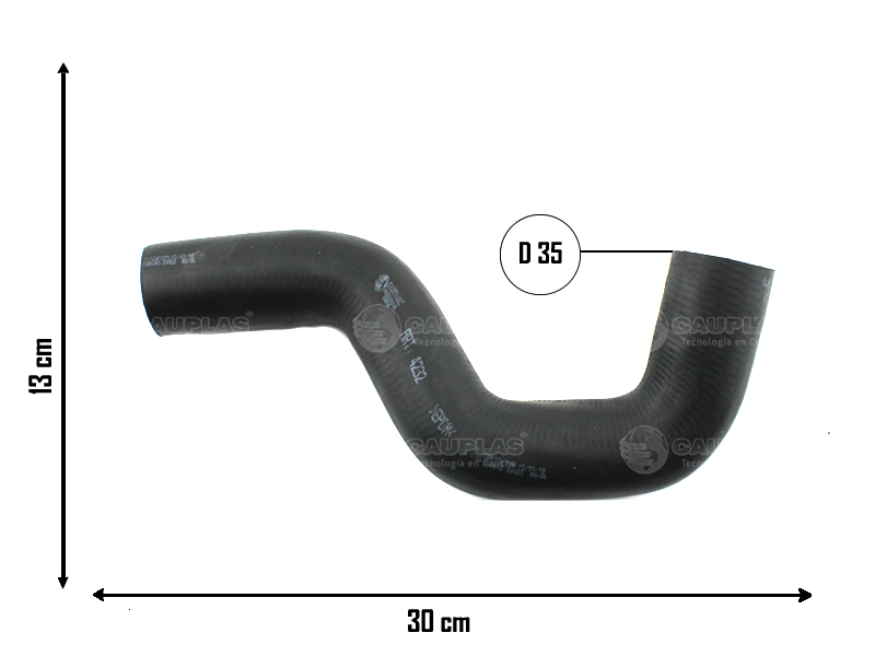 CAUPLAS MANGUERA RADIADOR INF FORD RANGER  =YACO 3362