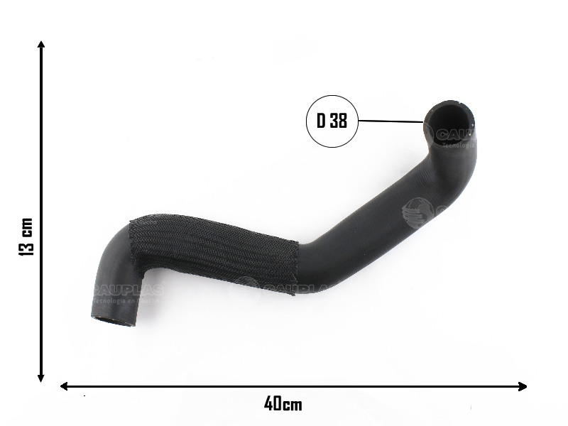 CAUPLAS MANGUERA RADIADOR SUPERIOR FORD RANGER  =YACO 3361