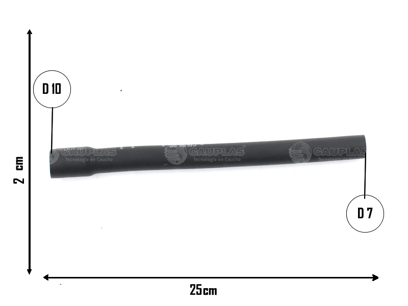 CAUPLAS MANGUERA REFRIGERACION FIAT UNO I DUNA