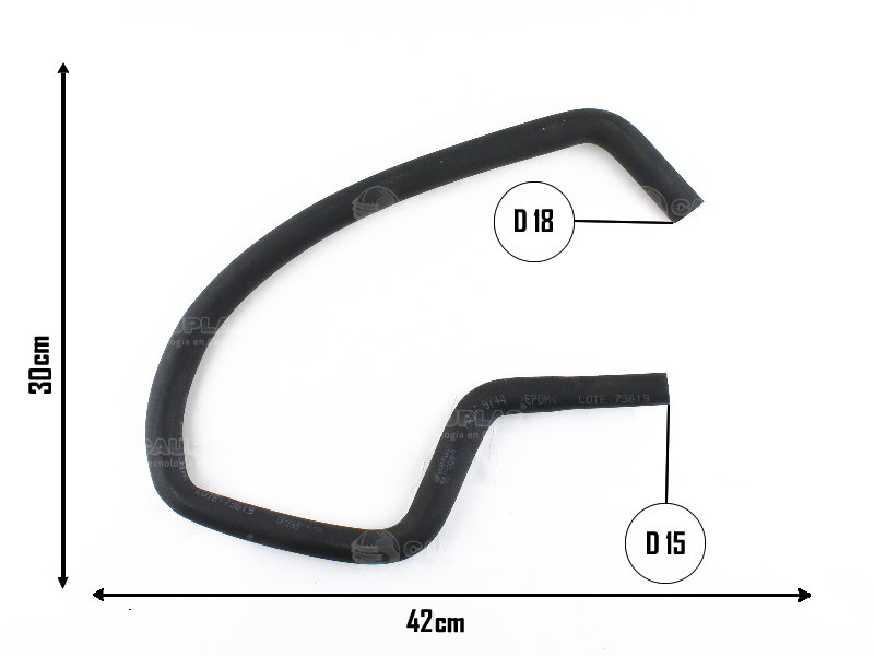 CAUPLAS MANGUERA CALEFACCION PEUG 504 OEM:6464456